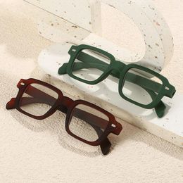 Sunglasses 1.0 1.5 2.0 2.5 3.0 3.5 4.0 Women Reading Mirror Retro Presbyopia Glasses For Men Frosted Frame Rivet Vintage