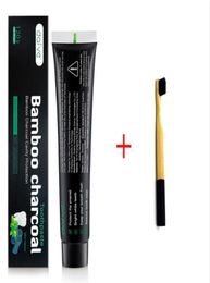 Nature Bamboo Activated Charcoal Toothpaste with Environment Bamboo ToothBrush Teeth Whitening Clareador Oral Care7134486