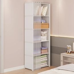 Dustproof Wardrobe Multipurpose Storage Rack Household Multilayer Partition High Capacity Cabinet 240125