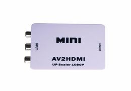shippping Mini AV to Converter RCA Composite video o signals to signals AV2HDMI Converter for TVMonitor7228822