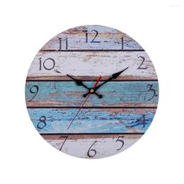 Wall Clocks 3D DIY Quartz Vintage Rustic Wooden Clock Antique Shabby Retro Watches Home Kitchen Room Decoration Living