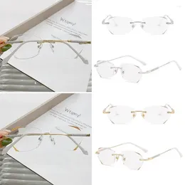 Sunglasses Portable Shiny Vision Care Myopia Glasses Anti-Blue Light Eyeglasses Eye Protection Ultra Frame