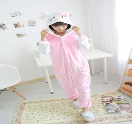 Unisex Adult Kigurumi Pajamas Anime Cosplay Costume Kitty Cat Sleepwear6525750