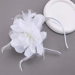 Hair Accessories Oaoleer Simulated Pearl Feather Hairband For Women Girls Retro Headband Hoop Party Decoration Children