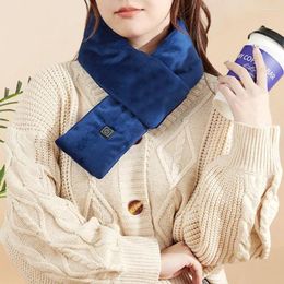 Scarves Winter Warm Scarf Unisex Neck Wrap Electric Heating Protection For Washable Windproof Cold-resistant