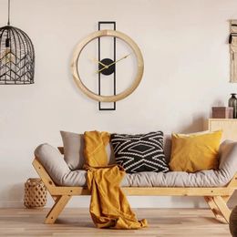 Wall Clocks Clock Home Decoration American Simple Wood Frame Creative Living Rooms Country Retro Hanging Watch
