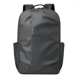 Backpack Grey Men's Nylon Water Repellent Outdoor Leisure 15.6 Inch Laptop Back Pack Men