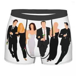 Underpants Custom Friends TV Show Underwear Men Stretch Boxer Briefs Shorts Panties Soft For Homme