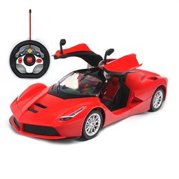 Large Size 1 14 Electric RC Car Remote Control car Machines On Radio Control Vehicle Toys For Boys Door Can Open 6066 240201