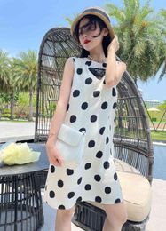 brand Designer Womens Dresses Wave dot dress Printed A-Line Womens Dresses Casual Womens Apparel SML3741274