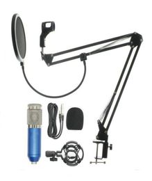 Professional Condenser o 3.5mm Wired BM800 Studio Microphone Vocal Recording KTV Karaoke Microphone Mic W/Stand For Computer5531635