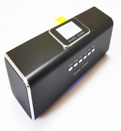 Portable Speakers Original New MUSIC ANGEL JH-MAUK5B LCD Screen Active o FM USB Portable Mini Speaker with SD/TF6411140