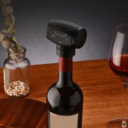 H55A Creative Wine Vacuum Stopper Intelligent Electric Bottle Automatic Freshkeeping Sealer Tools Set 240119