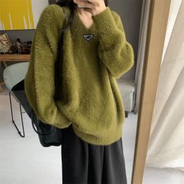 2024 New Designer Women Knitted Sweaters Pullover 2024 New Small Horse Cardigan Long Sleeve Casual Hip Hop Tees Knitted