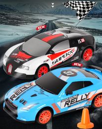 Sports Drift Car RC Car Racing Drift High Speed 20km/h 2.4GHz 4WD AE86 Vehicle Toy for Children Christmas Gifts 240122