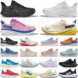 Designer Clifton 9 Hoka Casual Shoes One Bondi 8 Shoes Shock Absorbing Road Fashion Mens Womens Top Women Men Size 36-48