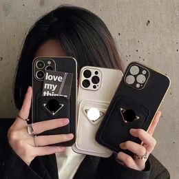 Luxury phone case iPhone 14 Pro Max phone case 14 13 12 15 PlusP design 15 Pro best-selling model P card phone case