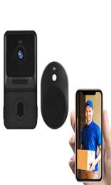 Wireless Video Doorbell Smart Security Doorbell Camera 1080P High Resolution Visual with IR Night Vision 2Way o RealTime Mon8670063