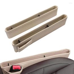 Car Organiser Seat Crevice Storage Box Universal Fit Vehicle Centre Console Gap Filler Multifunctional Space Saving Auto Interior Tool