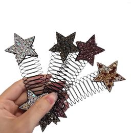 Hair Accessories Invisible Star Styling Comb Elastic Clips Stars Wavy With Rhinestones For Kids Toddler Girls Hairstyle