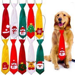 Dog Apparel Eco-friendly Christmas Pet Tie Wear Resistant Ultra-Light Long Lasting Necktie Decorative