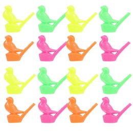 24pcs Plastic Water Bird Whistle Toys Small Musical Instrument Kids Novelty Early Educational Party Favors 240124
