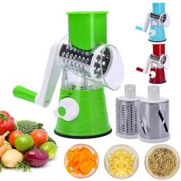 Manual Vegetable Tools Cutter Slicer Kitchen Gadgets Accessories Multifunctional Round Spiralizer Mandoline Slicer Potato Cheese 240129