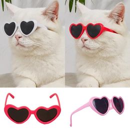Dog Apparel Pet Cat Sunglasses Cute Heart Sun Flower Glasses For Puppy Kitty Pets Funny Eyewear Ins Style Pos Props Party Decoration