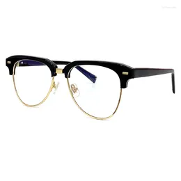 Sunglasses Semi-Rimless 2024 Round High Quality Shades Women Men UV400 Classic Eyewear