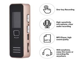 Digital Voice Recorder 20-hour Recording with MP3 Player, Mini o Record Support 32GB TF Card Professional Dictaphone4888705