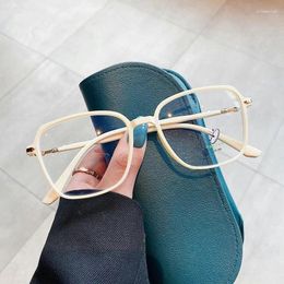 Sunglasses Frames Blue Light Blocking Glasses Frame Men Women Square Shape TR90 Material Style Computer Office Glass