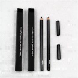 Eyeliner Crayon Smoulder Eye Kohl Black Colour Waterproof Pencil With Box Easy To Wear Long-Lasting Natural Cosmetic Makeup Liner Drop Dho6L