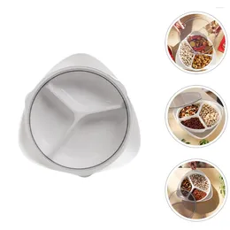 Dinnerware Sets Other Storage Baskets Snack Dried Fruit Plate Containers Abs Divided With Lids