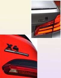 Glossy Black COMPETITION Bar Underlined Emblem for BMW Thunder Edition M1 M2 M3 M4 M5 M6 M7 M8 X3M X4M X5M X6M Car Trunk Sticker8866516