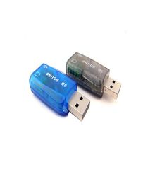 3d Sound Card External Usb To 3.5mm Mic Headphone Jack Stereo Headset o Adapter New Speaker Interface For Laptop1202416