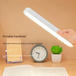 LED Night Light Desk Lamp Office Study Light USB Rechargeable Light Magnetic Dimmable Eye Protection Bedroom Light Three Colours