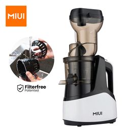 MIUI Slow Juicer 7LV Screw Cold Press Extractor FilterFree Easy Wash Electric Fruit Machine Large Caliber ModlePrime 240131