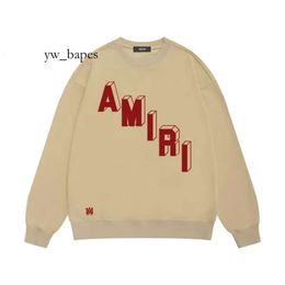 Amirs Hoodie Amirs Shirt Designer Hoodie Fashion Streetwear A Niche Trendy AM Autumnwinter Minimalist Threedimensional Letter Number Printed Mens Womens Top 8238