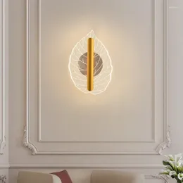 Wall Lamps Nordic Minimalist Light Three Colors Sconce Lamp Living Room Bedroom Bedside Aisle Furniture Lighting Decorative