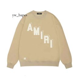 Amirs Hoodie Amirs Shirt Designer Hoodie Fashion Streetwear A Niche Trendy AM Autumnwinter Minimalist Threedimensional Letter Number Printed Mens Womens Top 1431