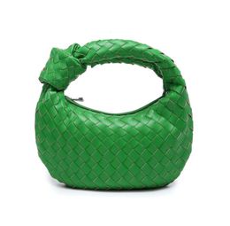 Designer Woven Bag Knotted Handle Shoulder Green Summer Lady Cross Body Hobo Casual Handbag B Bags 1132ess