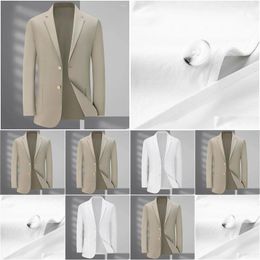 Mens Suits Blazers V1342-Customized Casual Suit For Men Suitable All Seasons Drop Delivery Apparel Clothing Otlxn