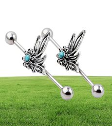 Industrial Barbell Rock- Earring Steampunk Jewellery Tragus lage helix Ear Piercing Body Jewellery Ear Bar3867606