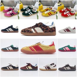 designer shoes Leopard print sammbaity bonner Vintage puff Trainer Sneakers new Colour Outsole Fashionable campus 00s Classic Men Women Casual co-branded shoes