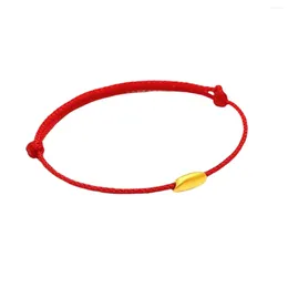 Charm Bracelets Simple Bracelet Rat Year Bead Red Rope Fashion Wrist Chain For Women Girl Lady Strawberry Jewellery