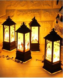 2018 Halloween Vintage Pumpkin Light Lamp Party Hanging Decor LED Lantern Party Supplies Cult Horror ghost Witch Hanging Lantern4231203