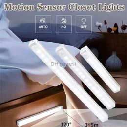 Night Lights Motion Sensor Light Wireless LED Night Light Decor Light Detector Lamp Staircase Closet Room Aisle Lamp YQ240207