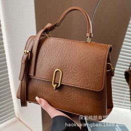 Korean Version Casual Handbag for Women New Winter High-end Small Square Versatile Crossbody Bag 2024 78% Off Store wholesale