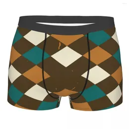 Underpants Boxer Men Shorts Underwear Male Summer Beach Vintage Plaid Boxershorts Panties Man Sexy