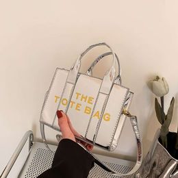 Minimalist and Bright Face Handheld Autumn New Small Form Letter Tote Western Style One Shoulder Crossbody Bag 2024 78% Off Store wholesale